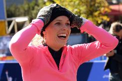 Wozniacki beats goal to complete NYC Marathon