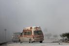 Fire at clinic in Syria kills 25, mostly children: state TV 