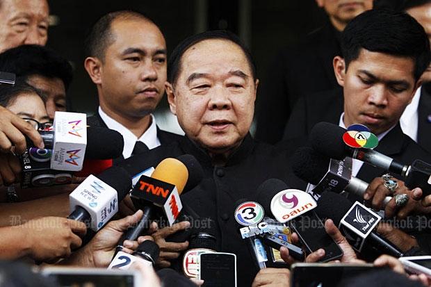 Prawit spurns calls for military to sign unity pact - Bangkok Post