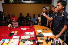 11 held in crackdown on foreign crime